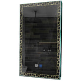 Specchio LED Verticale | Pulsanti touch | Funzione anti-appannamento | Luce bianca calda - Reyze Serie Official Modello 7